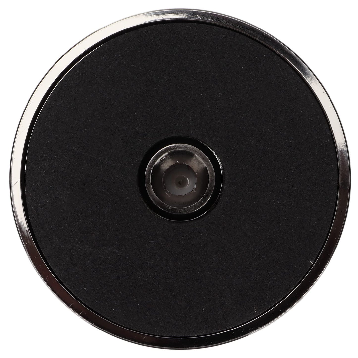 Estabilizador de Discos de Vinilo de Aluminio Negro Brillante con Nivelación de Burbujas para Tocadiscos LP de 50 Hz