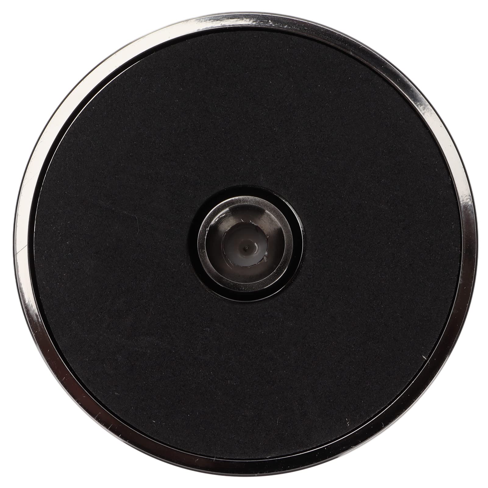 Estabilizador de Discos de Vinilo de Aluminio Negro Brillante con Nivelación de Burbujas para Tocadiscos LP de 50 Hz