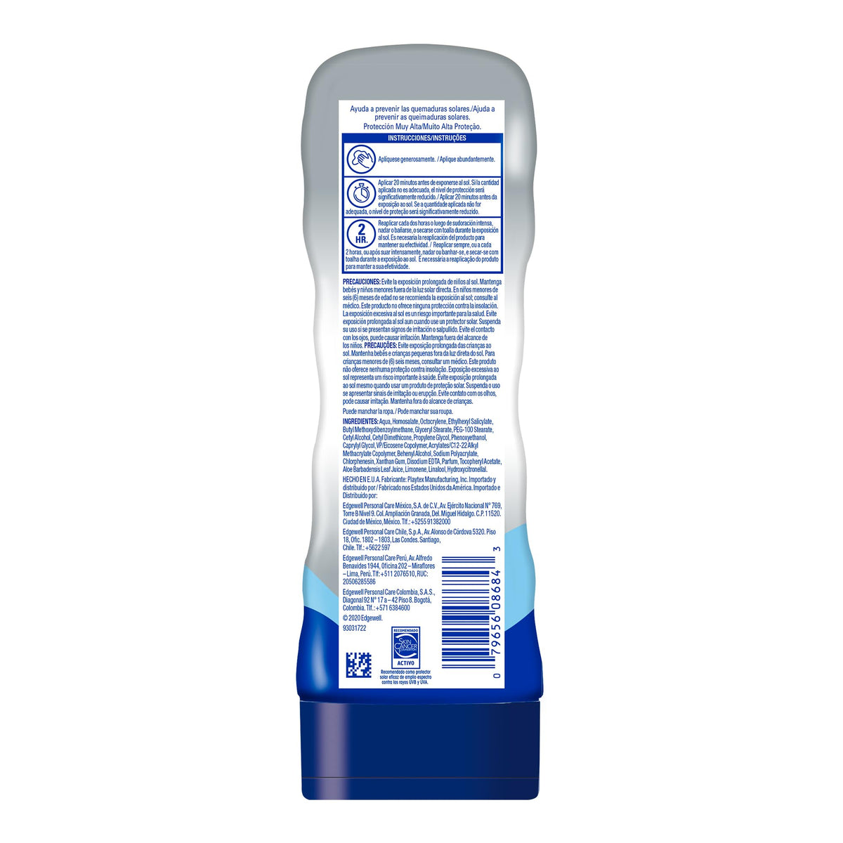 Banana Boat Advanced Protection Protector Solar 50 FPS Loción de 180ml