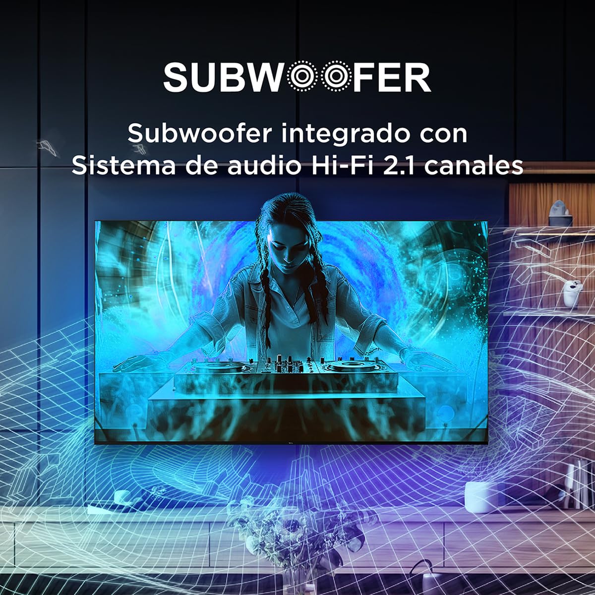 TCL Smart TV Pantalla 65" 65QM741G Google TV QLED -MiniLED | Dolby Vision HDR10 AIPQ 1300 NITZ DLG 240HZ IMAX | Dolby Atmos Virtual X Subwoofer 20W | Quad Core Bezel-Less |Compatible con Alexa