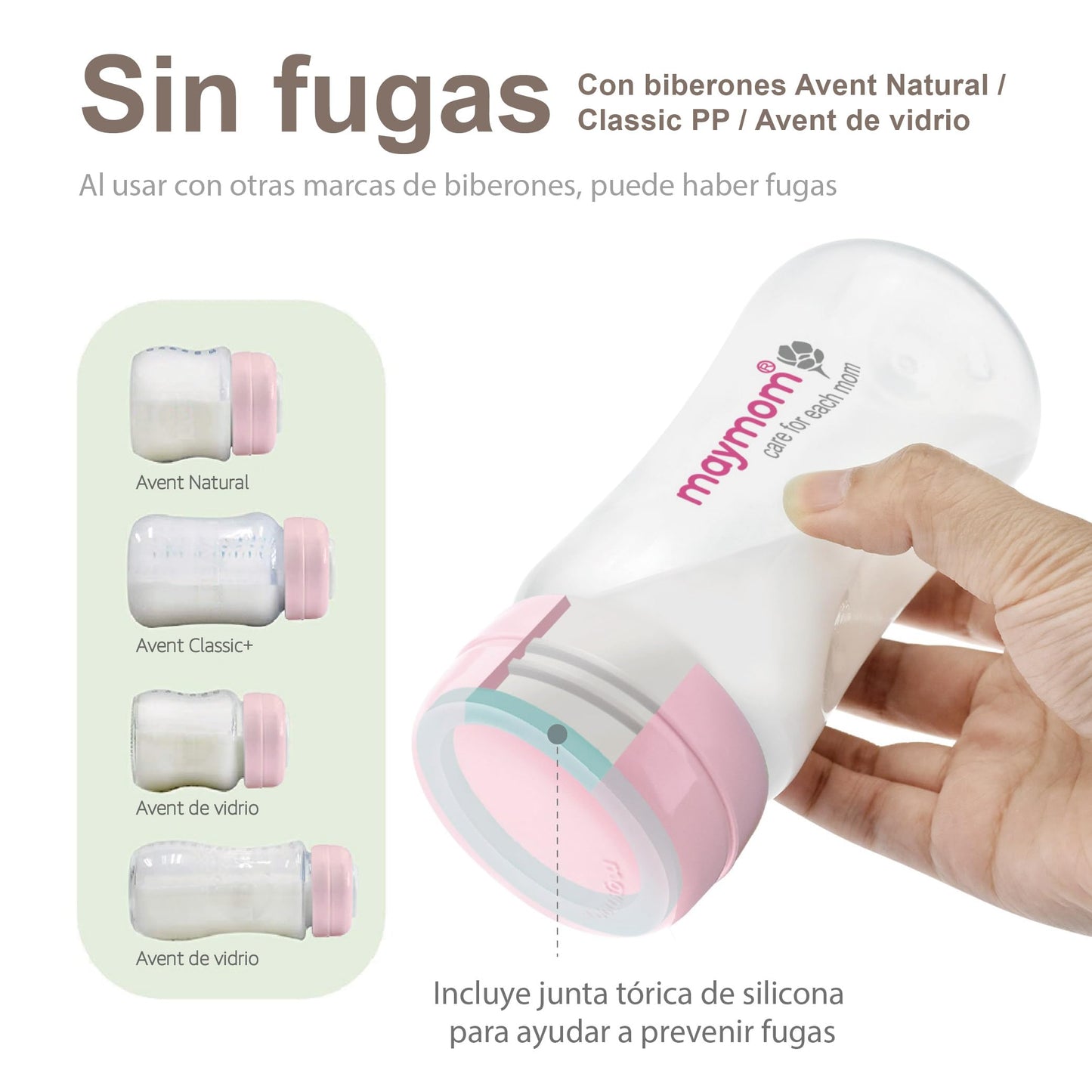 BOTELLAS DE RECOLECCIÓN DE CUELLO ANCHO COMPATIBLES CON EXTRACTORES AVENT, SPECTRA S2, SPECTRA S1, SPECTRA 9PLUS. Incluye 4 botellas de recolección o almacenamiento de leche materna de 9 oz / 280 mL. Para extractores manuales Avent y extractores eléctrico