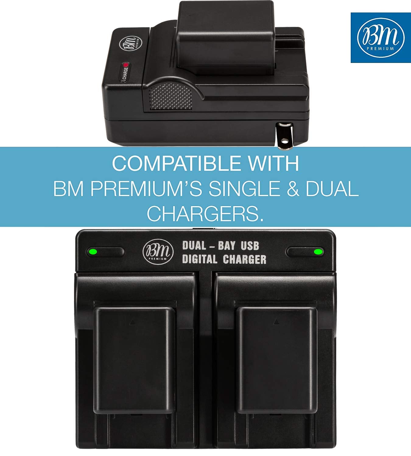 BM Premium Fully Decoded BP-727 Battery for Canon Vixia HFM50, HFM52, HFM500, HFR30, HFR32, HFR300, HFR40, HFR42, HFR400, HFR50, HFR52, HFR500, HFR60, HFR62, HFR600 Camcorder + More!!!