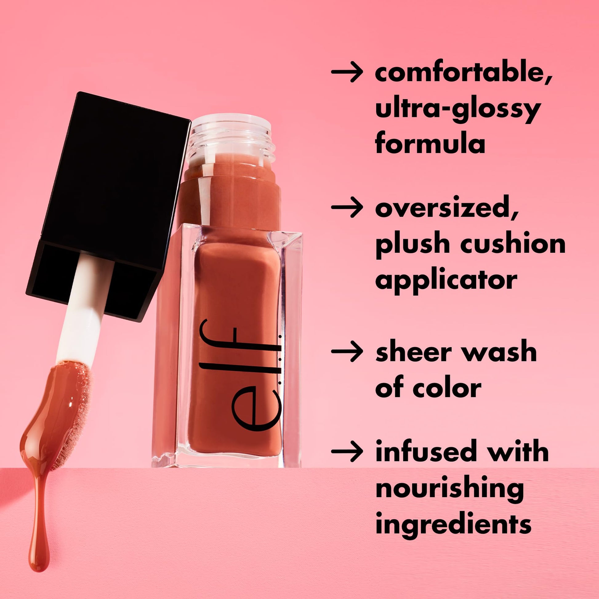 Gloss elf Glow Reviver Lip Oil - Crystal Clear