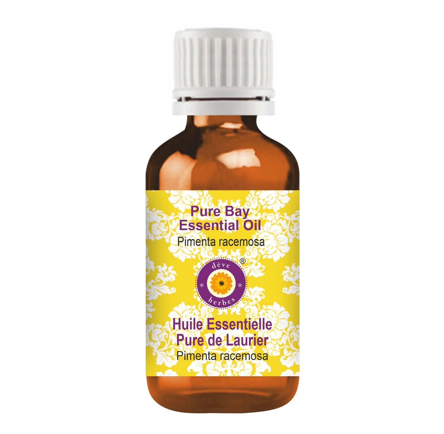 Deve Herbes Aceite esencial Pure Bay (Pimenta racemosa) natural de grado terapéutico destilado a vapor, 30 ml