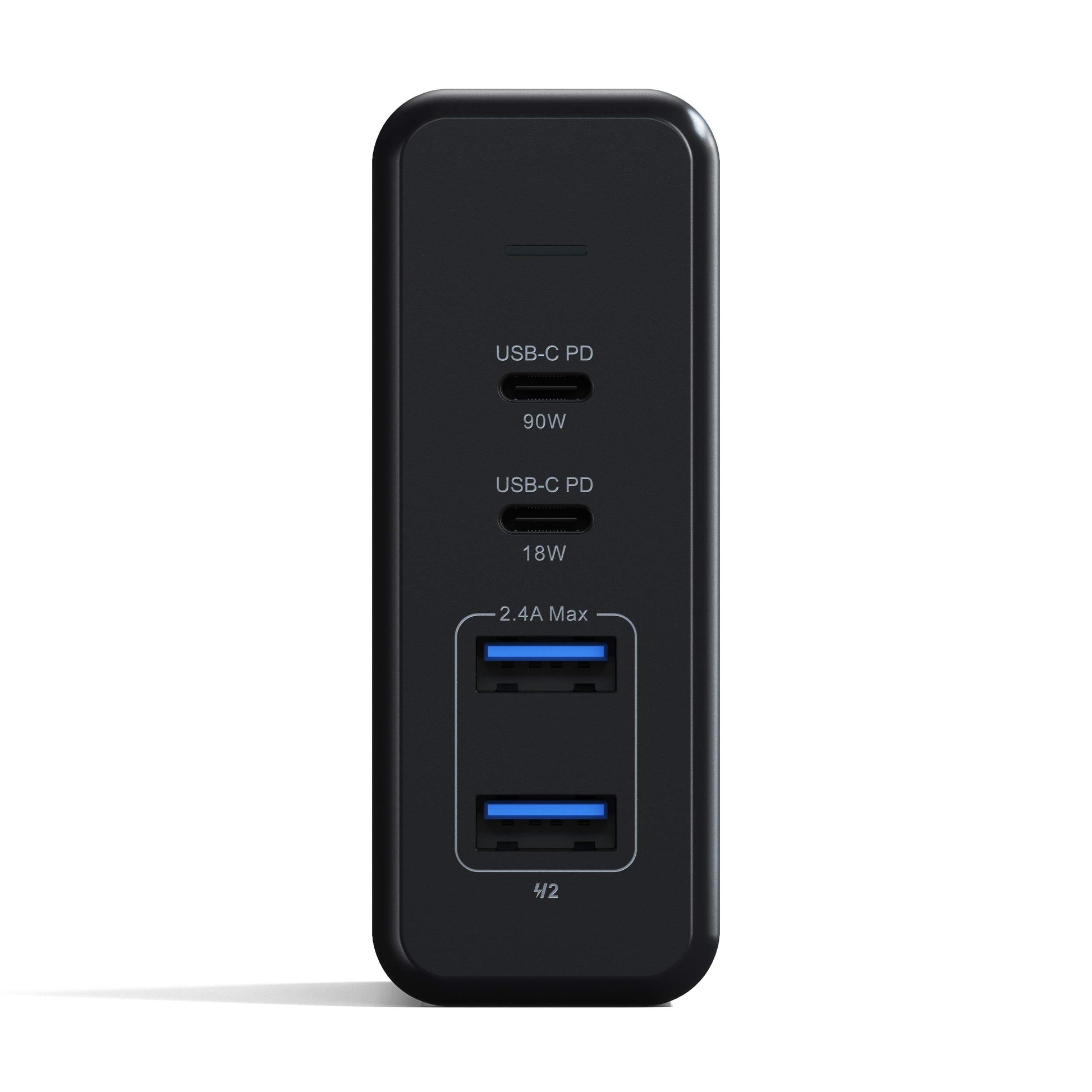 Cargador de Escritorio SATECHI USB-C PD 108W 4 Puertos para MacBook, iPad e iPhone