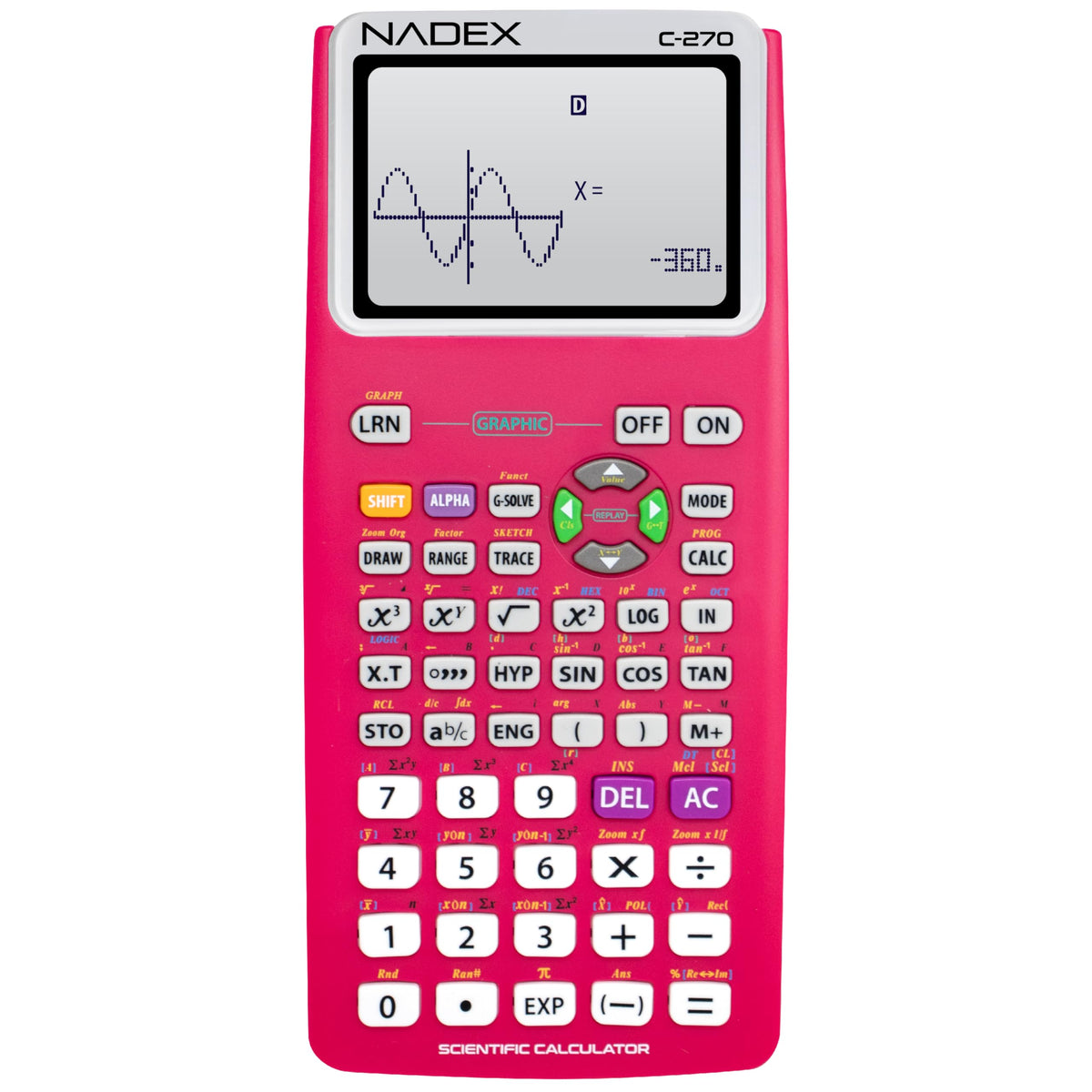 Calculadora Científica para Estudiantes Universitarios Blanca Avanzada