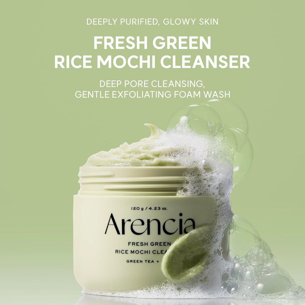 ARENCIA - Fresh Green Rice Mochi Cleanser - 120gr
