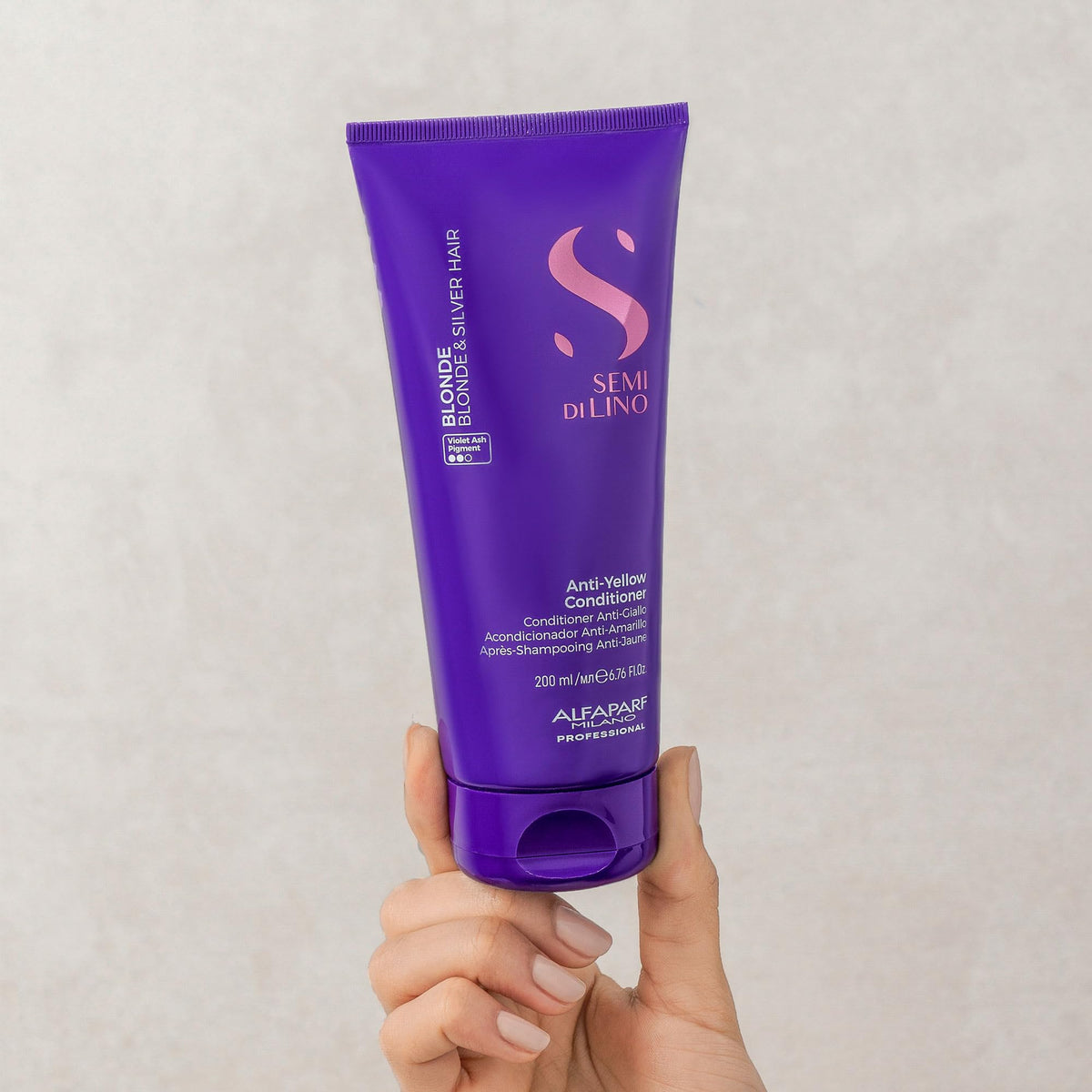 Alfaparf Semi di Lino Blonde Acondicionador Anti-Amarillo 200 ml'