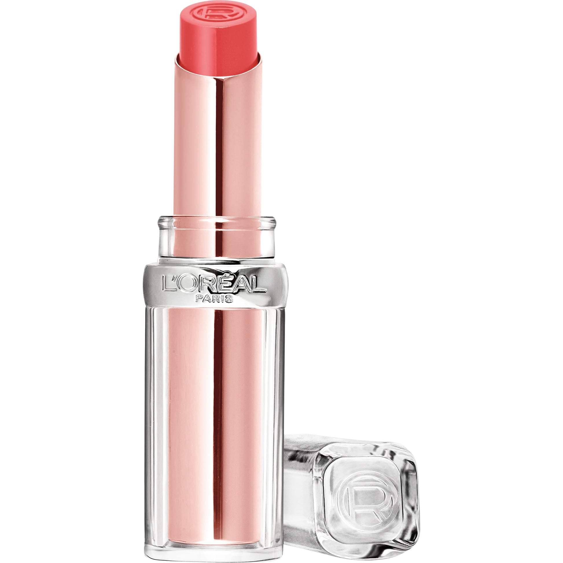 L'Oreal Paris Glow Paradise Hydrating Balm-in-Lipstick Cushiony balm infused with pomegranate extract, Cherry Wonderland, 0.1 oz
