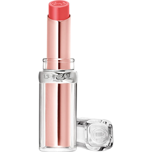 L'Oreal Paris Glow Paradise Hydrating Balm-in-Lipstick Cushiony balm infused with pomegranate extract, Cherry Wonderland, 0.1 oz