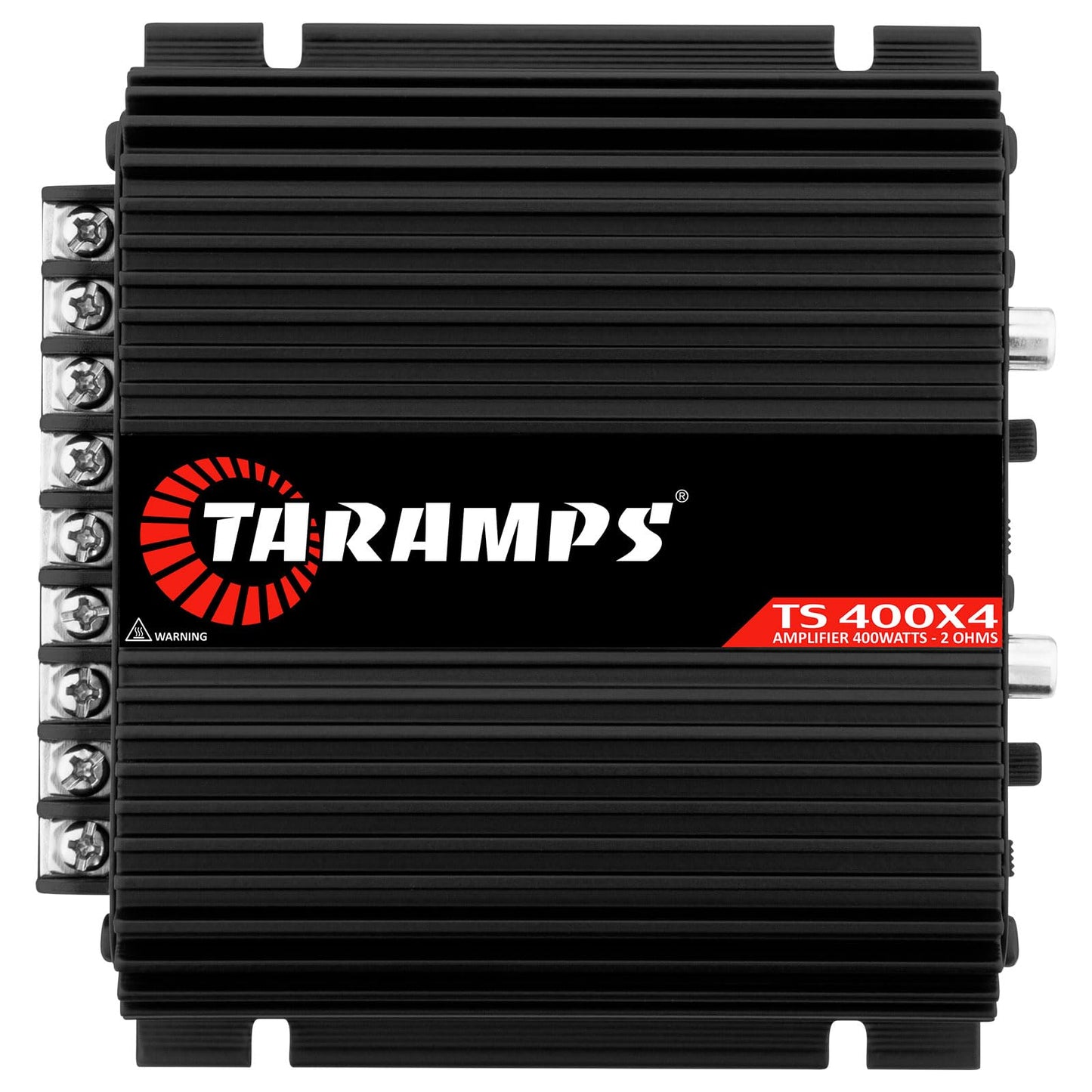 Amplificador de Audio para Coche Taramps TS 400x4 Negro Entrada Automática 400 Vatios RMS Rango Completo Multicanal