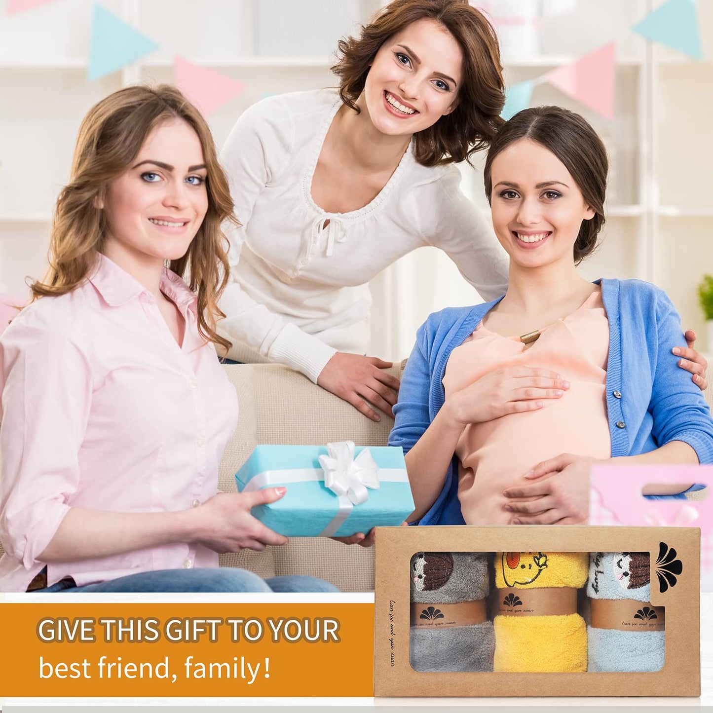 RAXIFU - Paquete de 3 baberos para bebés para niñas o niños, baberos para alimentación
