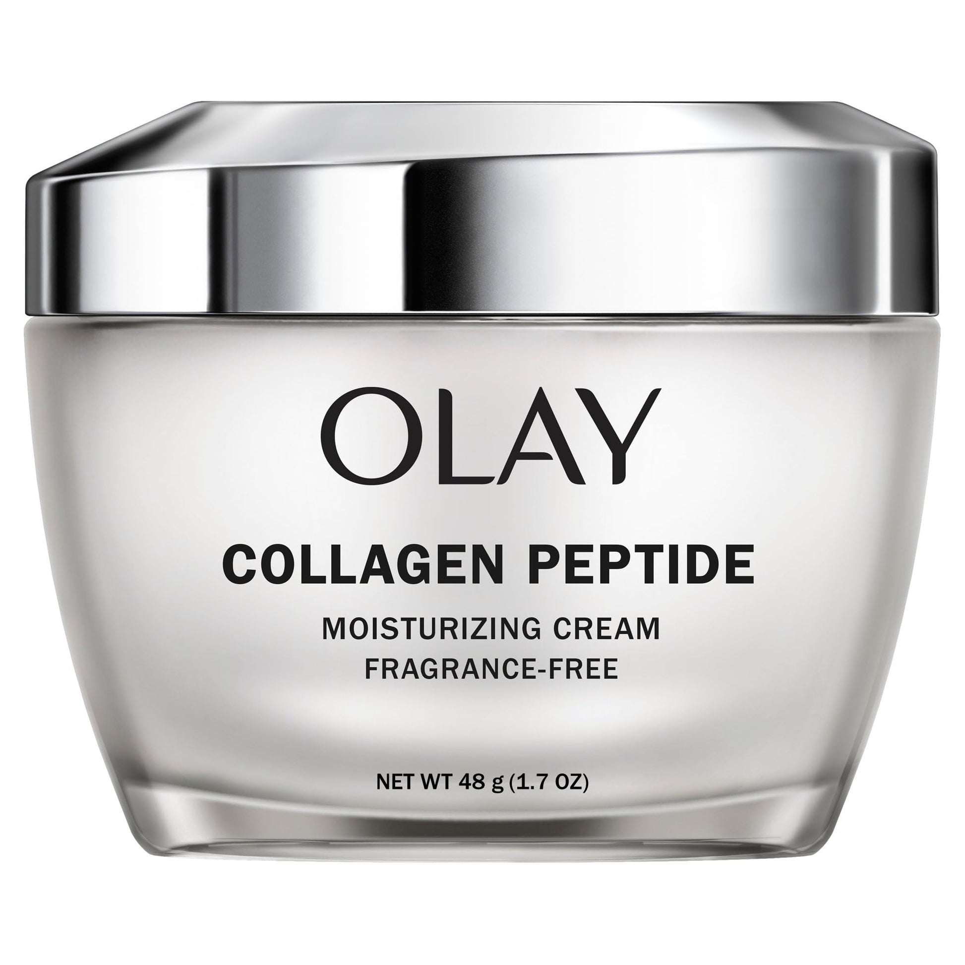 Olay Regenerist Collagen Peptide 24 Face Moisturizer, Fragrance-Free, 1.7 Oz + Whip Face Moisturizer Travel/Trial Size Bundle