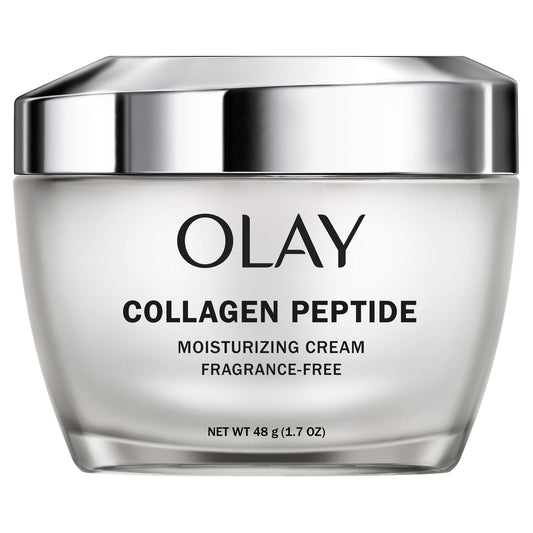Olay Regenerist Collagen Peptide 24 Face Moisturizer, Fragrance-Free, 1.7 Oz + Whip Face Moisturizer Travel/Trial Size Bundle