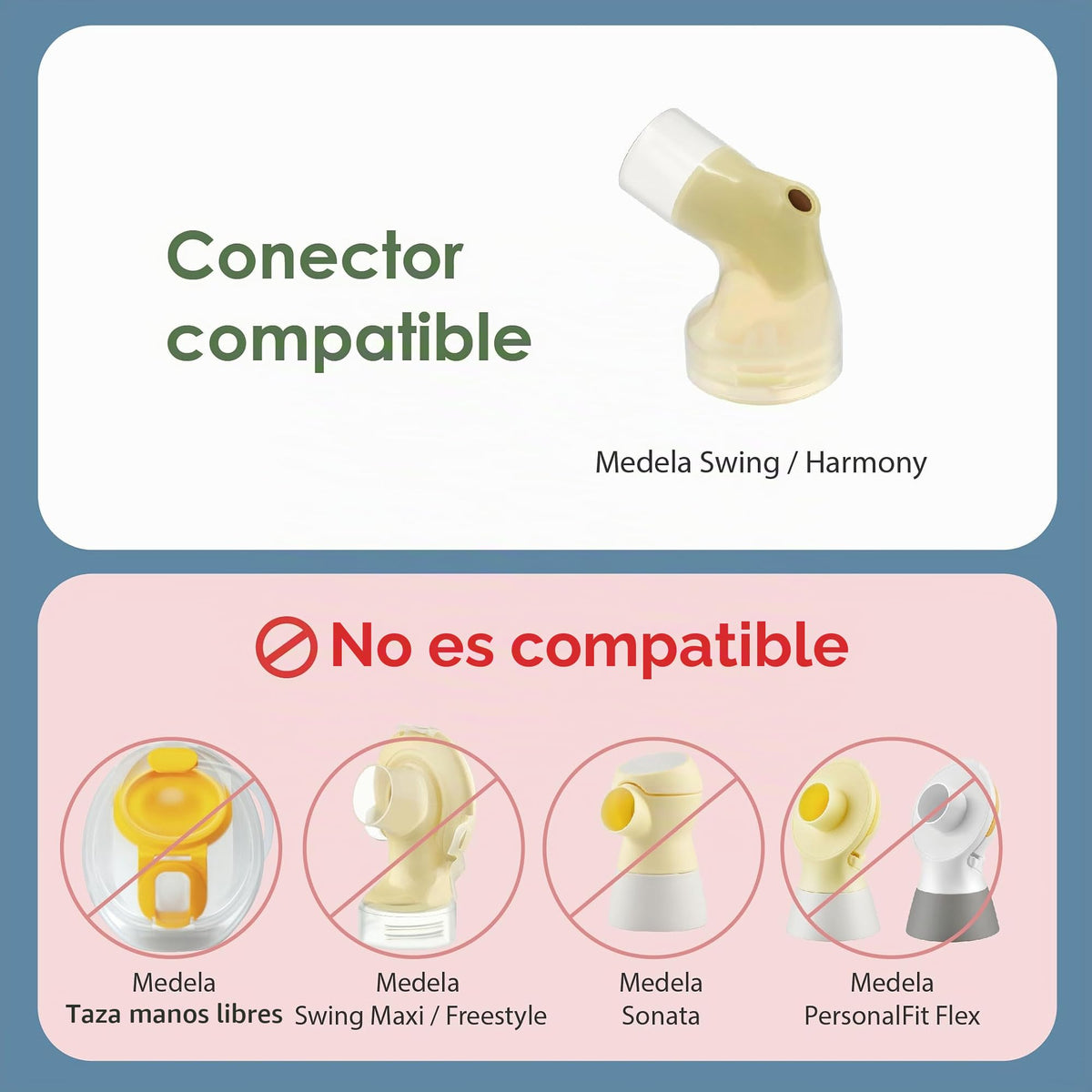 Tubo compatible con extractor Medela Swing, 1 unidad; tubo de repuesto para la pieza Medela n.º 8007215, fabricado por Maymom