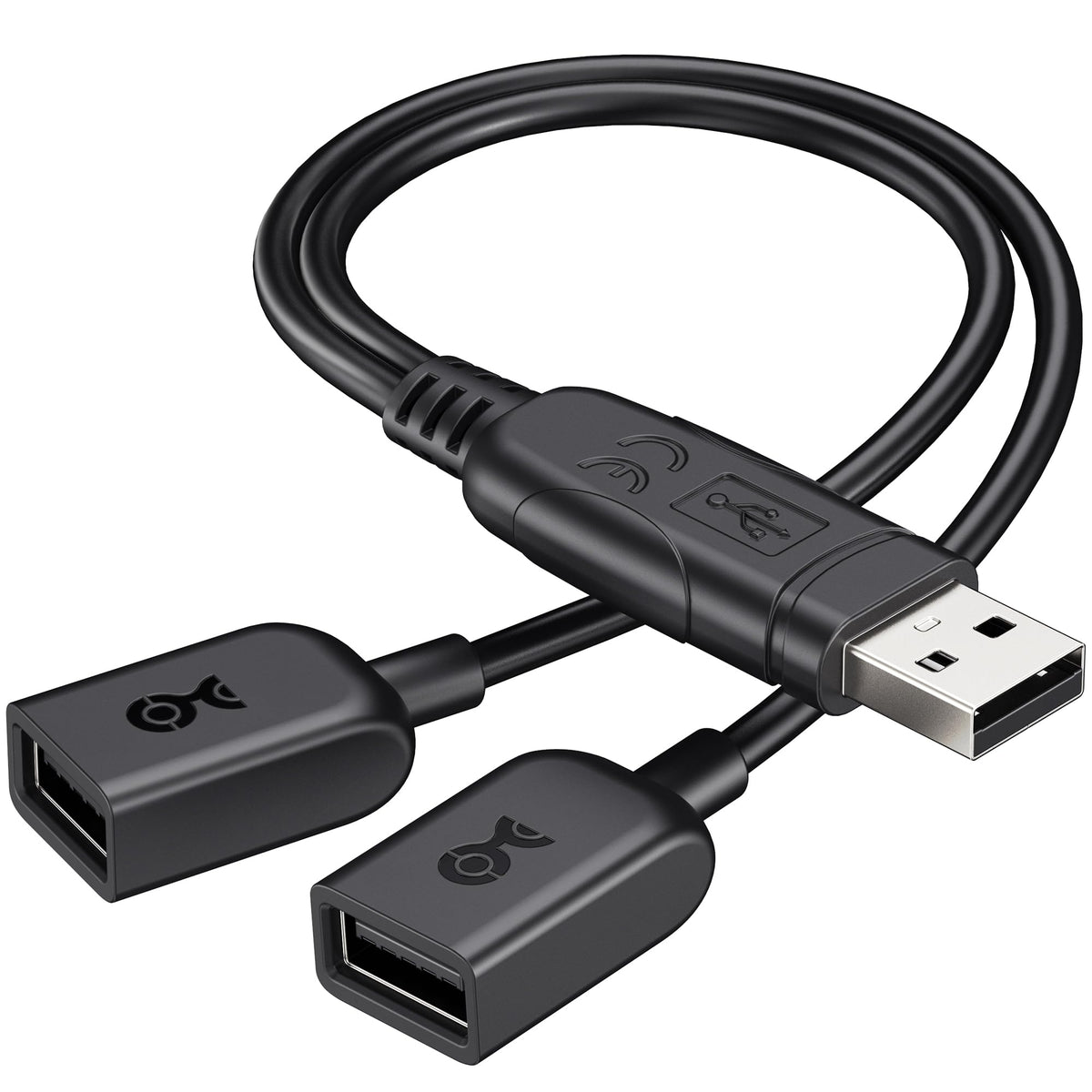 Divisor USB Cable Matters Negro 1 en 2 de 1 Pie