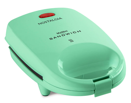 Máquina de Bocadillos Nostalgia Verde Menta para Pizza, Quesadillas y Más