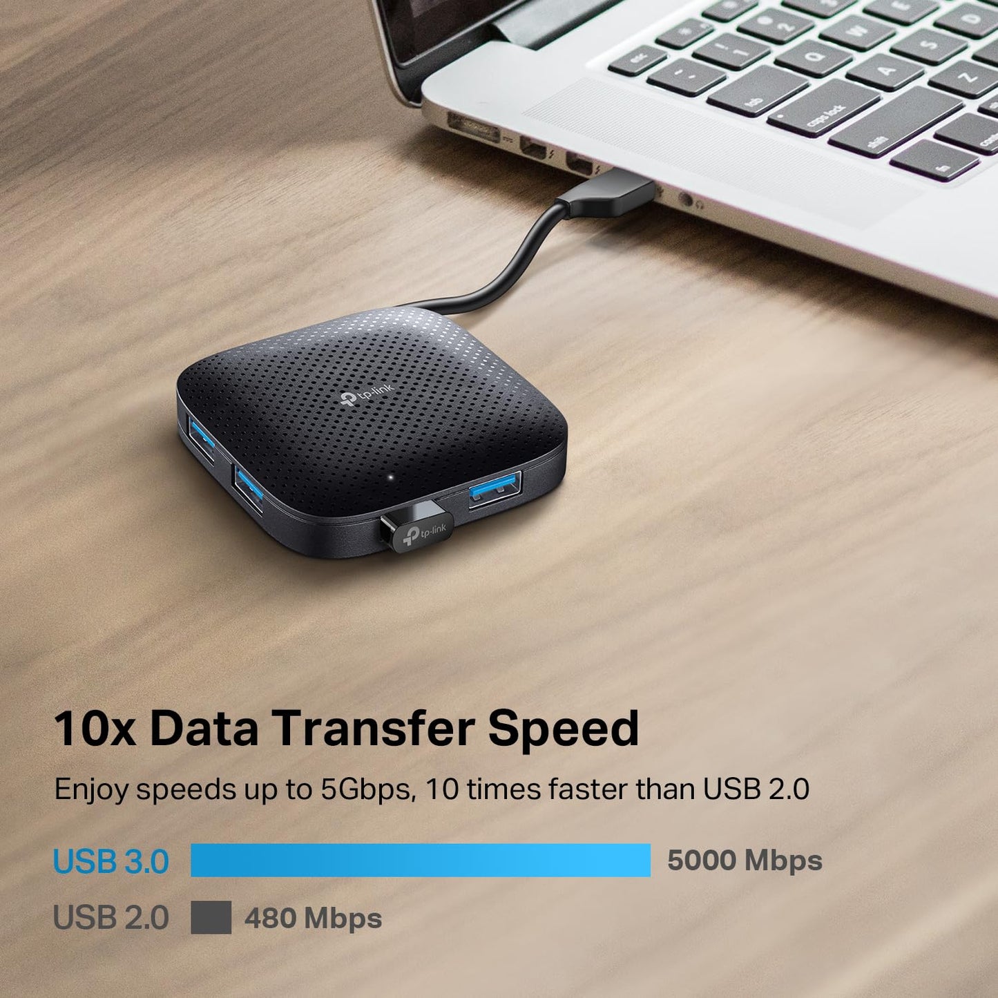 TP-Link UH400 Hub Portátil de 4 Puertos USB 3.0