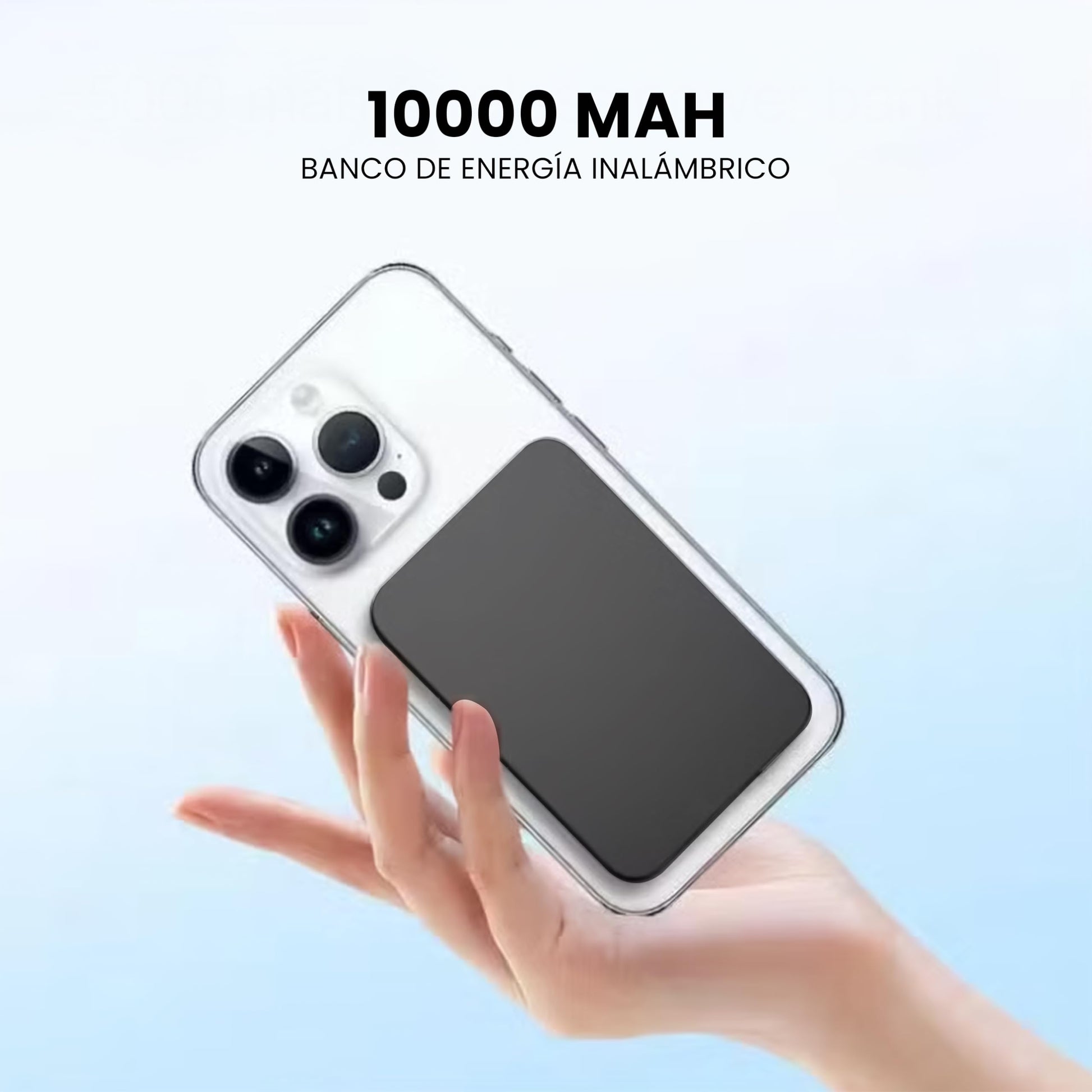 Klid Home Power Bank MagSafe 10000mAh – Batería Portátil Inalámbrica y Magnética, Cargador Rápido para iPhone 12 al 16 Pro MAX, Compatible con Android, USB-C