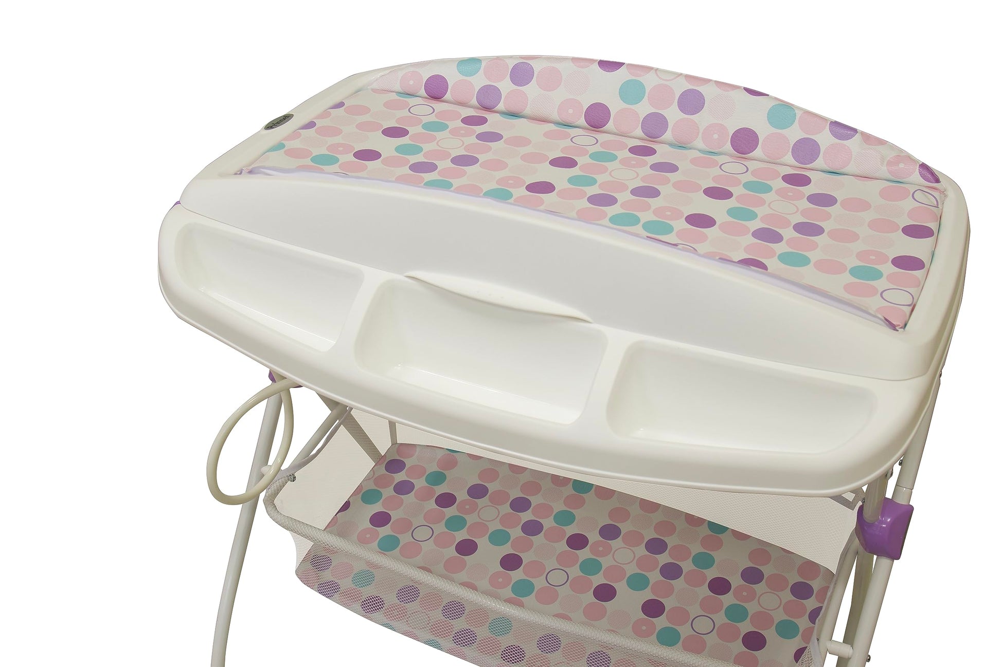 Bañera Desarmable Prinsel Rosa Multicolor con Impresión de Círculos