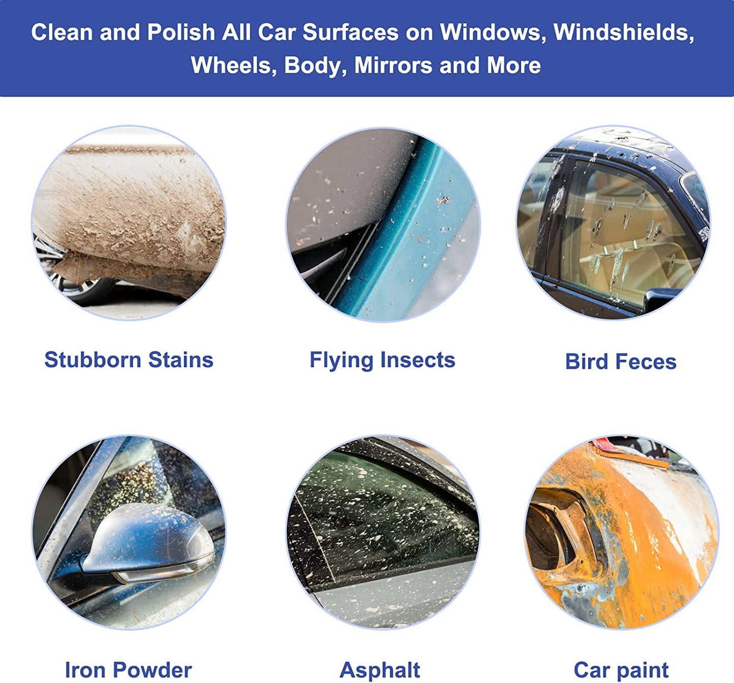 Guantes de Limpieza PERANNU Blue con Arcilla para Detalle de Coche