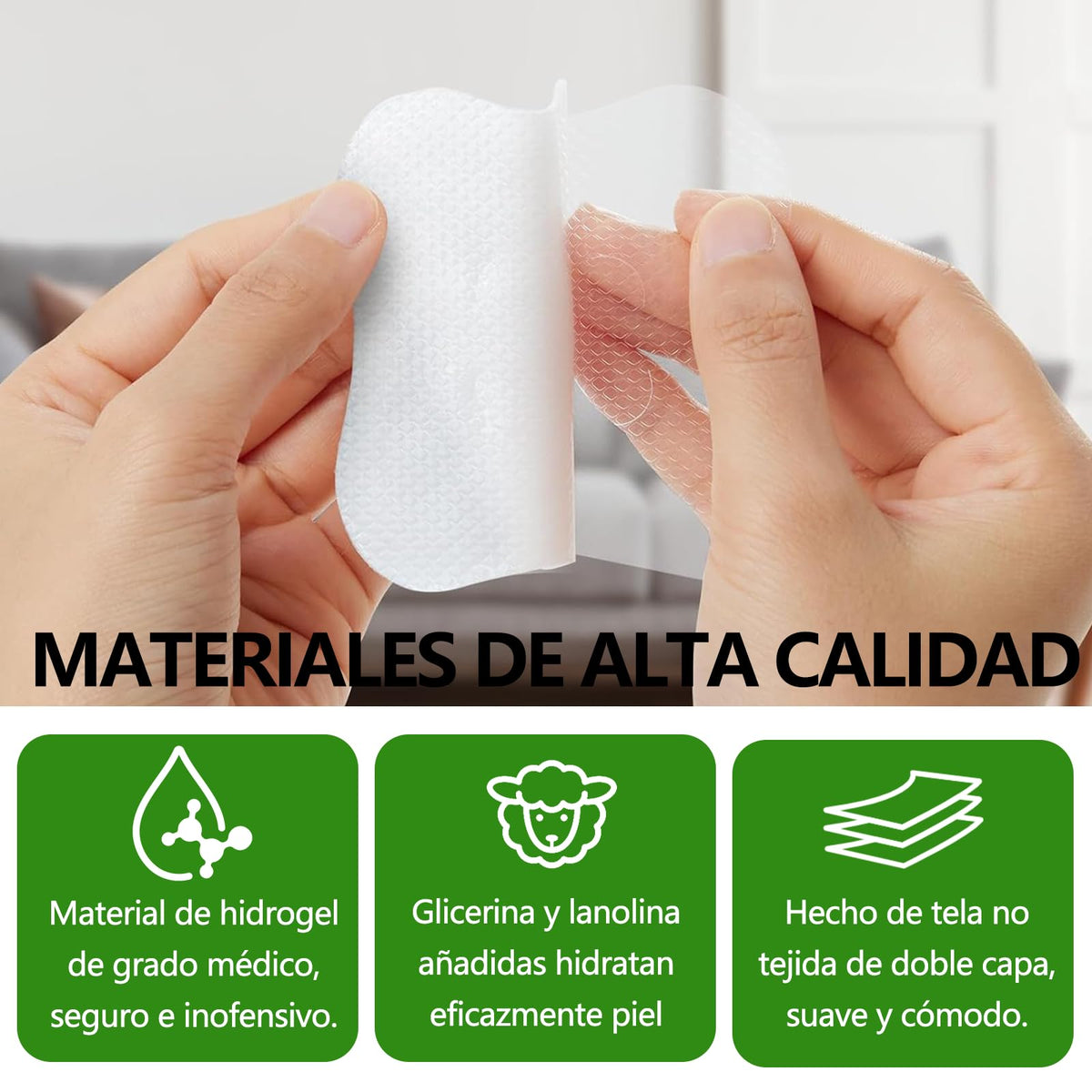 16 Almohadillas Lactancia de hidrogel, Almohadillas de Lactancia para Enfriar Pezones con lanolina, para aliviar los pezones doloridos, Elementos Esenciales para Lactancia