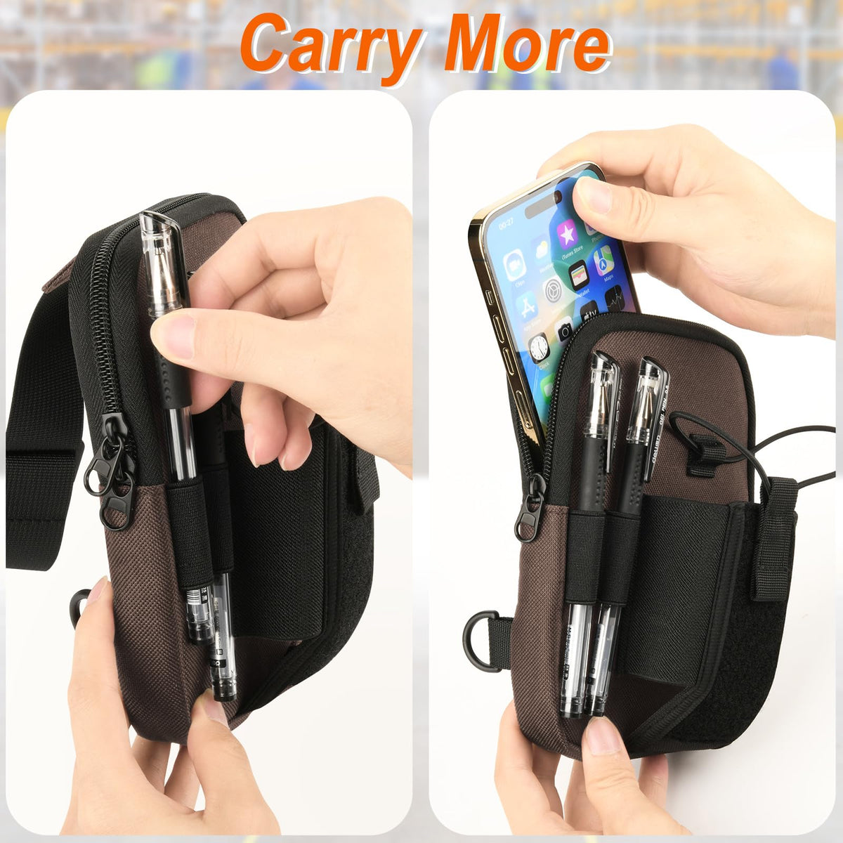 Funda Universal para Escáner de Código de Barras Cebra Arnés de Pecho para Transporte