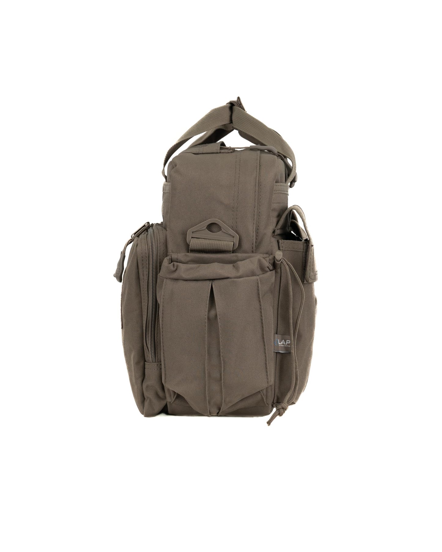 LAPG Bolsa de campaña Jumbo para equipo de supervivencia, múltiples bolsillos, bolsa multifuncional para equipo de senderismo, Granate, 20" x 15" x 11"
