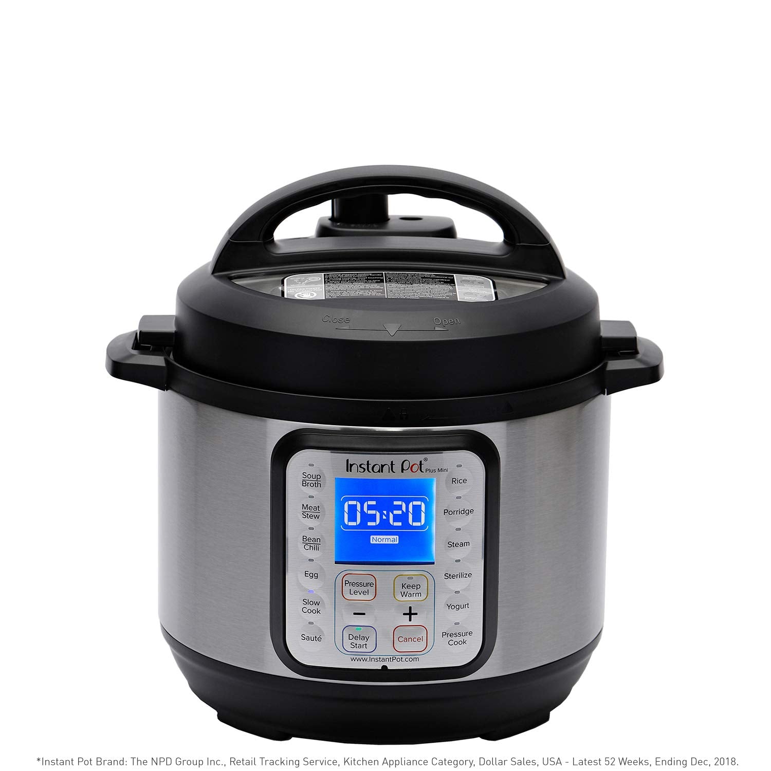 Instant Pot Duo Plus 3 Qt 9-in-1 multi- uso programable olla de presión, olla de cocción lenta + Olla interior de cerámica Instant Pot – 8 cuartos, Gris, 2.83 L, 1