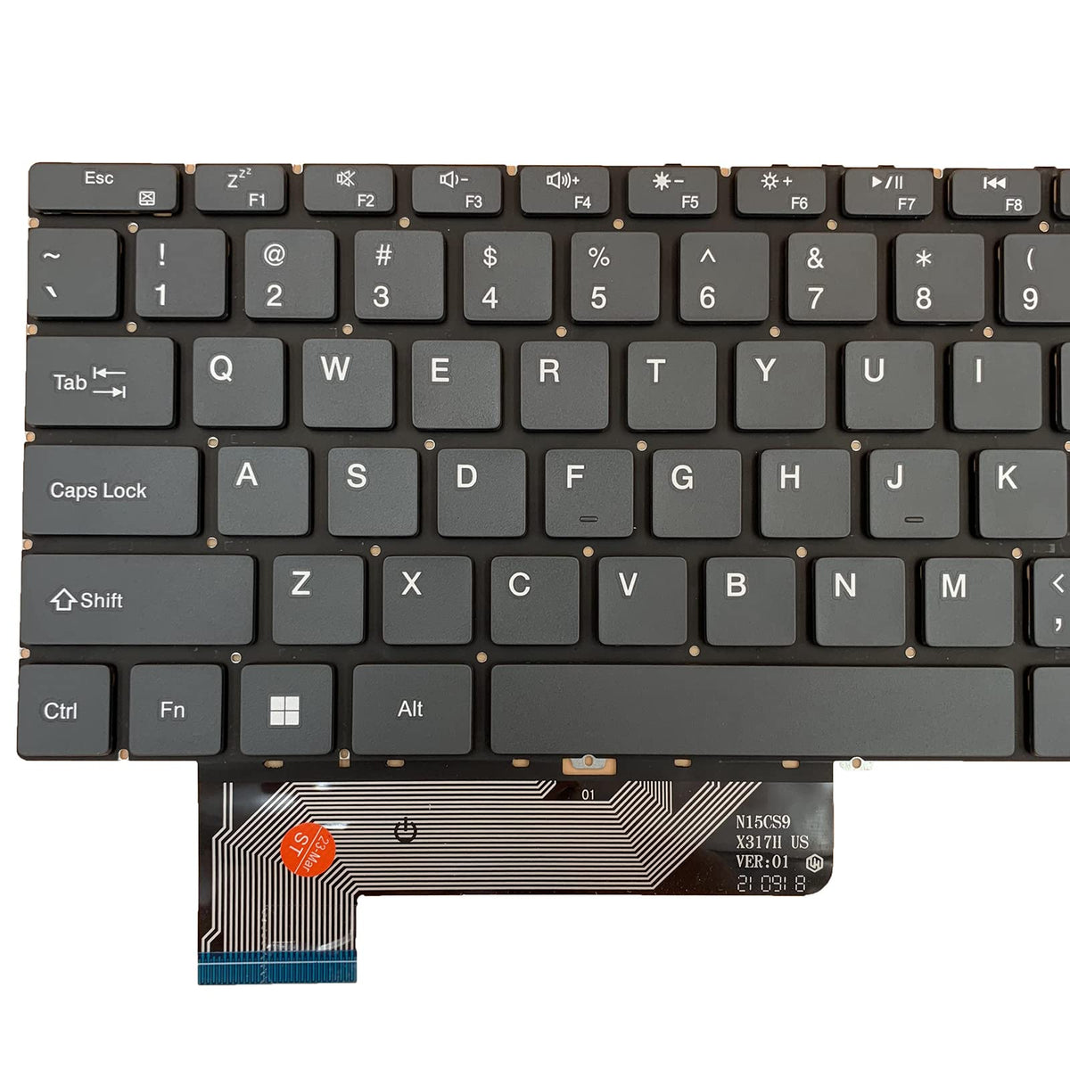 Teclado de Repuesto Siakoocty para Portátil Puerta de Enlace 15.6 Pulgadas