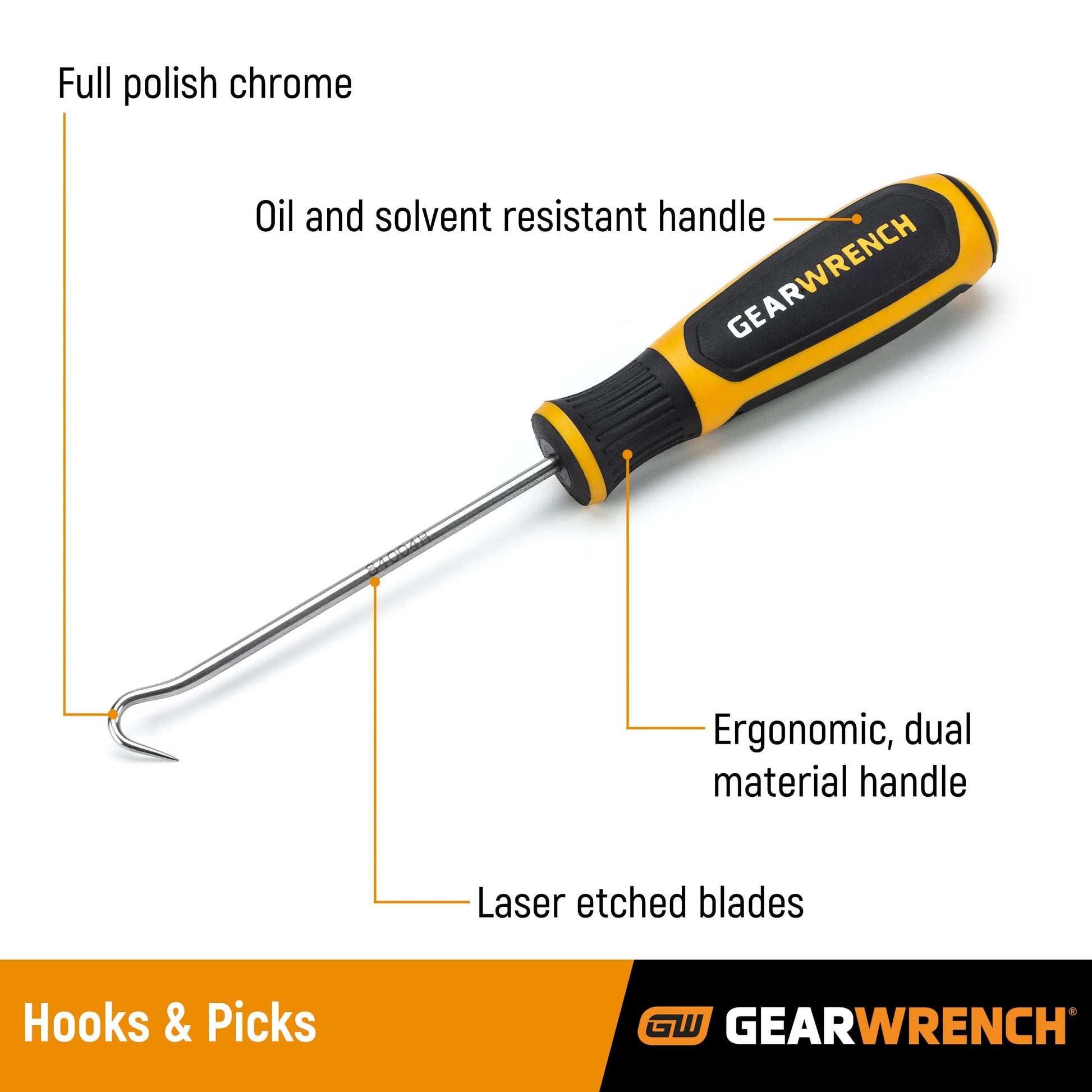 GEARWRENCH - Juego de 7 ganchos y púas | 84000H