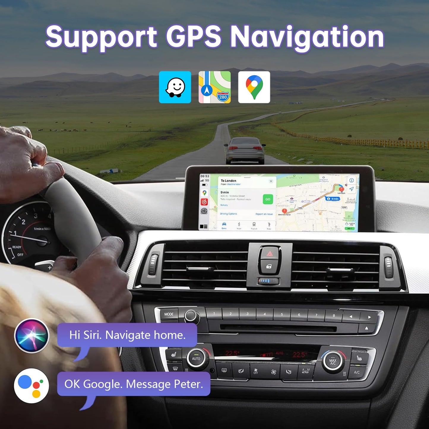 Road Top CarPlay Retrofit Kit para BMW Serie 1/2/3/4 con NBT 2011-2015