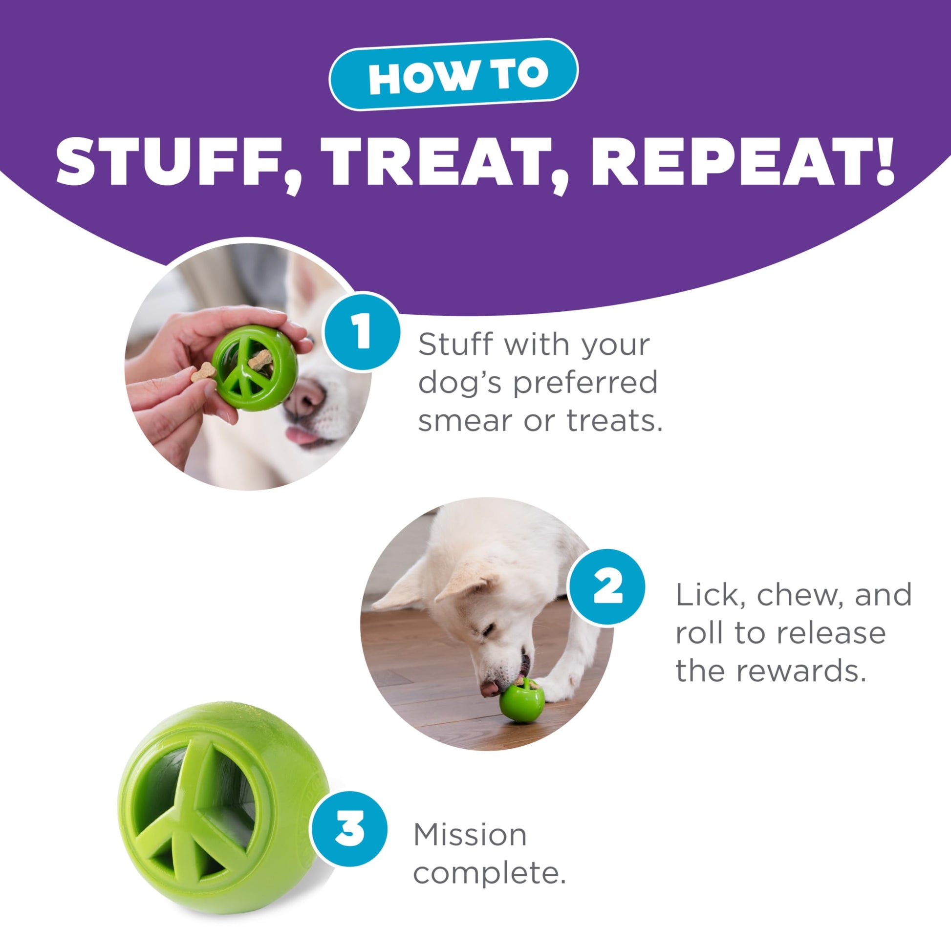 Juguete para Perros Planet Dog Orbee-Tuff Nooks Verde OS