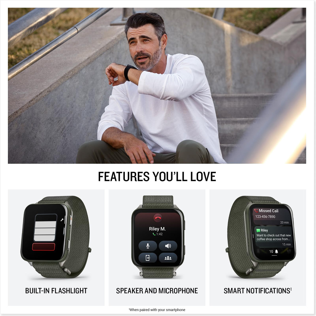 Reloj Inteligente GPS Garmin Venu X1 Musgo Fondo Titanio Ligero AMOLED Fitness Avanzado