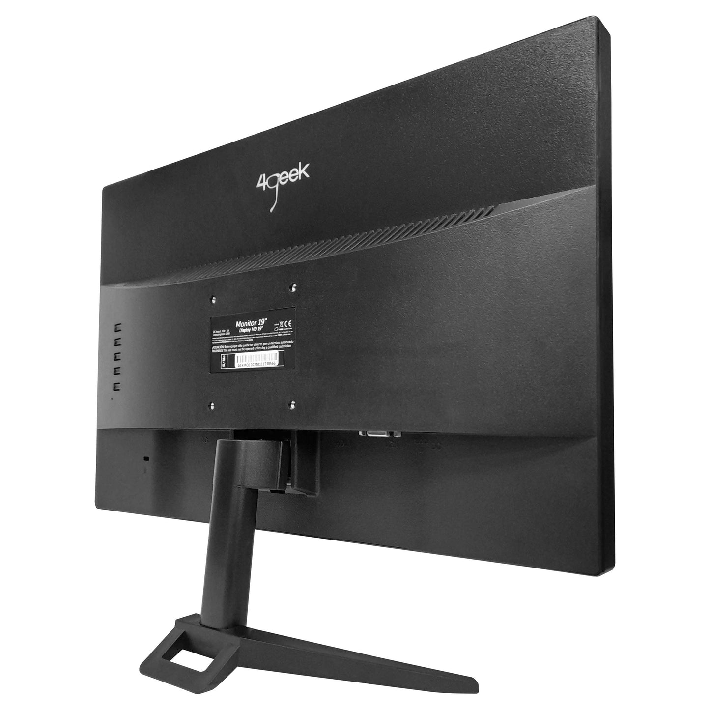 Stylos Monitor 19 Pulgadas Modelo-4GKMO1B 4Geek -60Hz- Flat Tiempo de Respuesta 5ms Color Negro elección Perfecta para tu Espacio de Oficina diseño Bonito y Elegante.