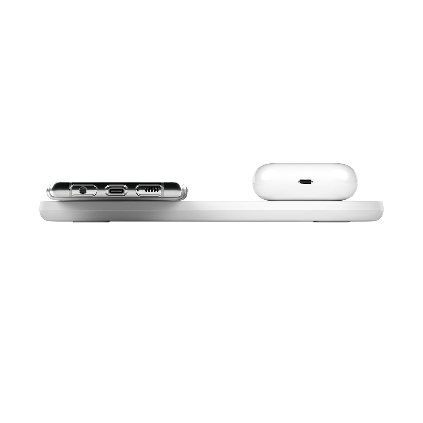 Belkin WIZ002TTWH Base de carga inalámbrica doble BOOST CHARGE, Blanco