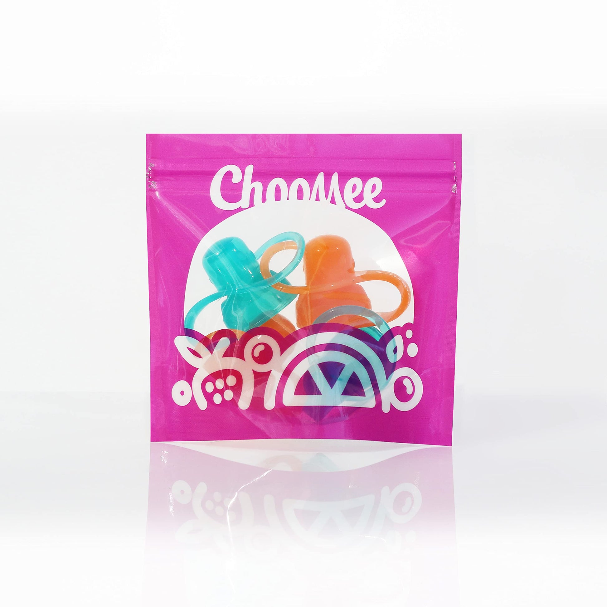 ChooMee - Bolsa de comida de poliuretano, 100% silicona, color naranja