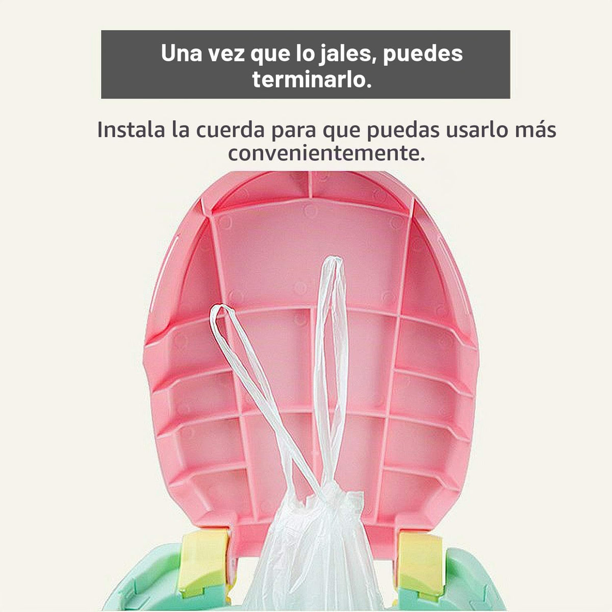 Paquete de 100 forros universales portátiles para sillas de orinal con cordón de entrenamiento, bolsas de limpieza para niños, niños, adultos, mascotas al aire libre (42 x 24 cm)