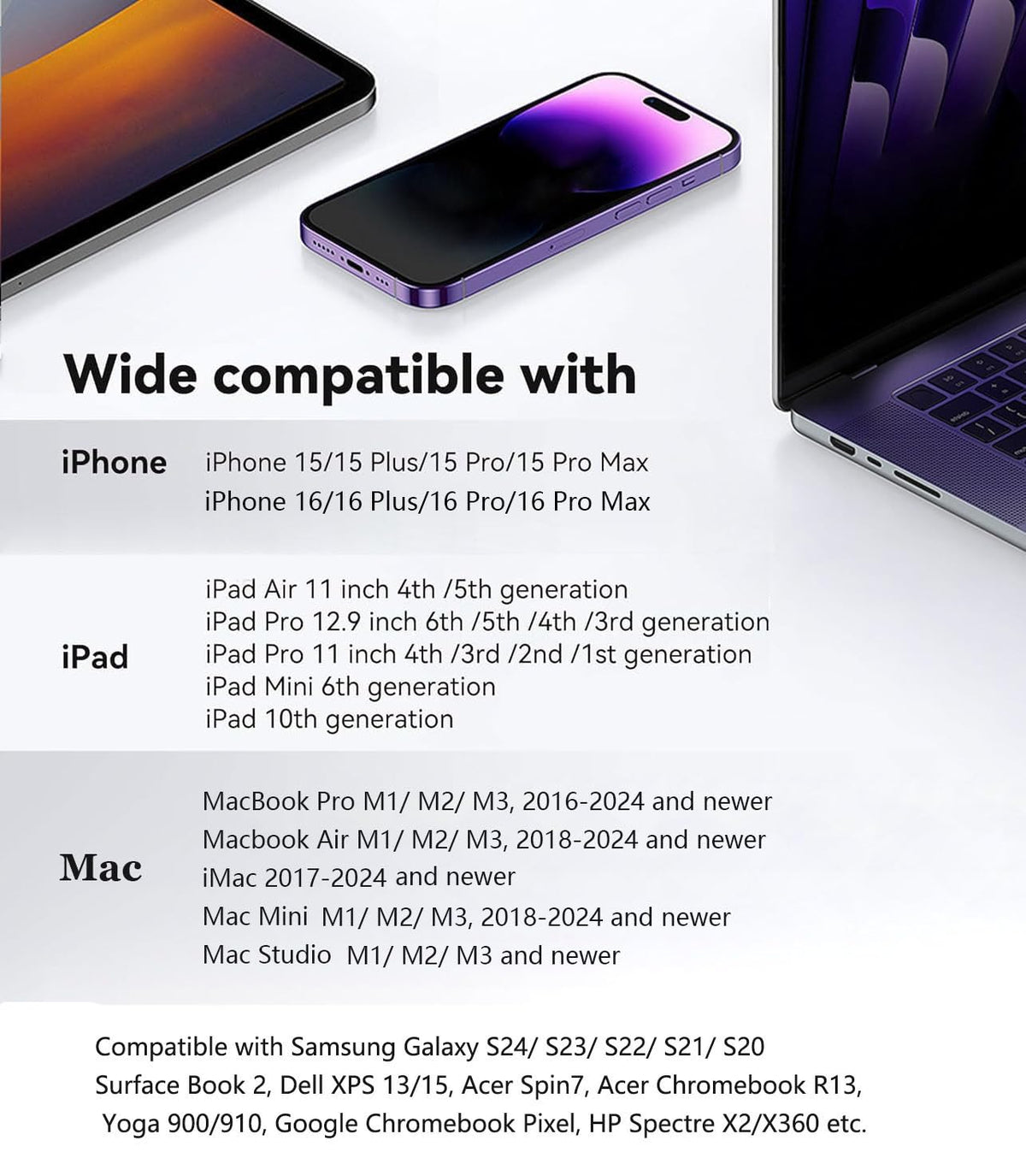 Adaptador USB-C a USB Apple Blanco OTG para iPhone/iPad, Compatible con Relojes de Tarjetas, Unidades Flash, Teclados y Más
