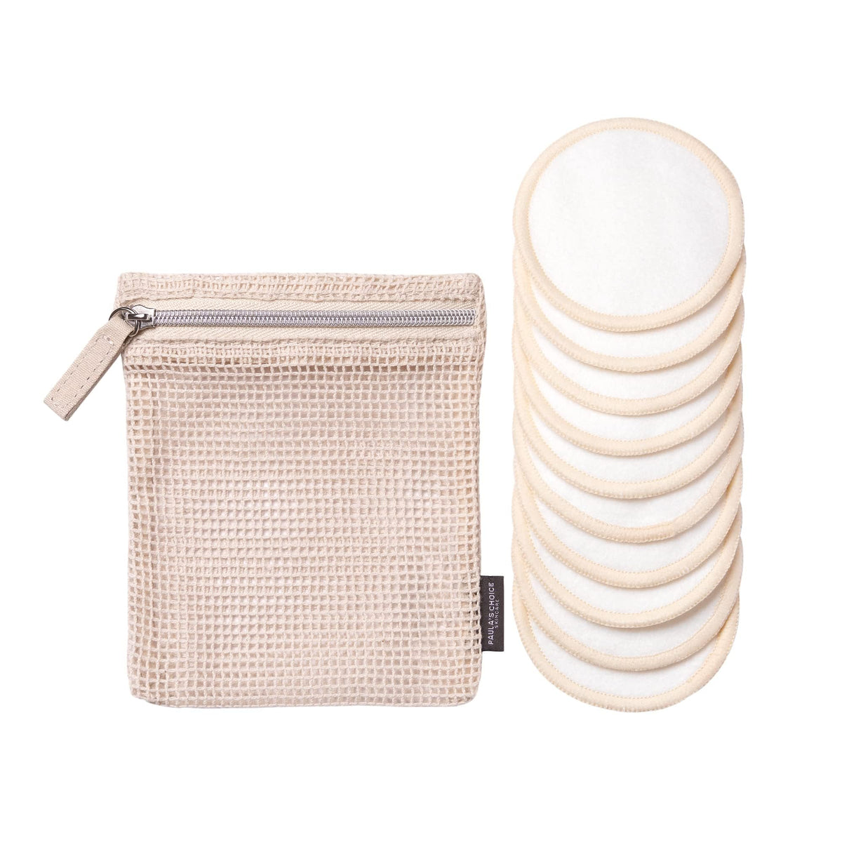 Almohadillas Reutilizables Paula's Choice Algodón Ecológico y Bambú Redondas para Tóneres y Exfoliantes con Bolsa Lavable