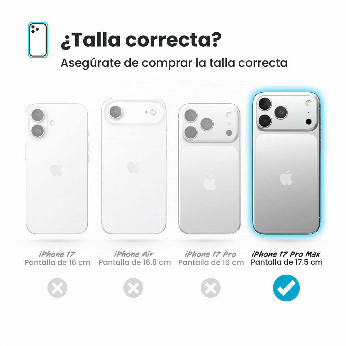Funda para iPhone 17 Pro Max Speck mar profundo plata metálica azul hechizo compatible con MagSafe