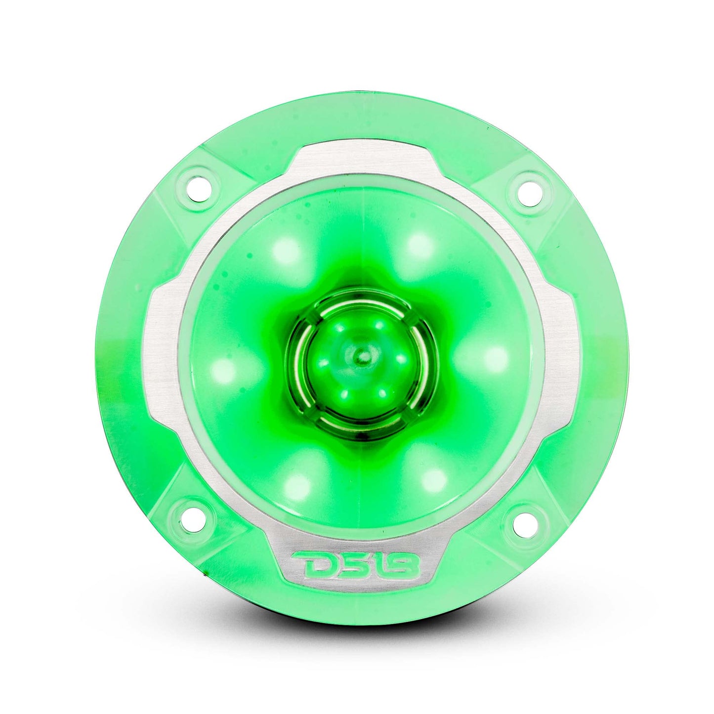 DS18 PRO-TW2L RGB Alluminum Super Bullet altavoz de agudos y Bullet- Bobina de voz de 1 pulgada, cuerpo de policarbonato y bala, 400 W máximo, 200 W RMS, 4 ohmios, cruce integrado, los tweeters PRO son los mejores (par)