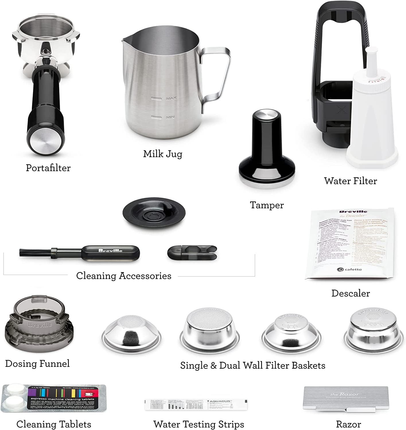 Máquina de Café Espresso Breville Acero Inoxidable Ses880bss