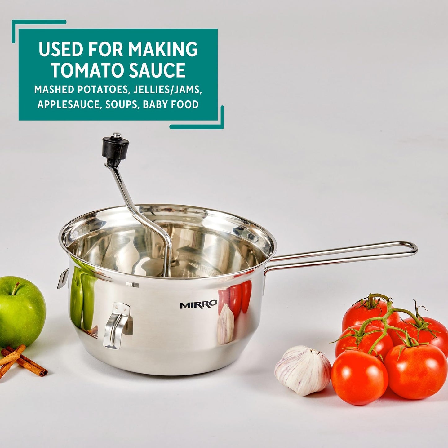 Molinillo de Alimentos Mirro de Acero Inoxidable Plateado 1.9 Litros