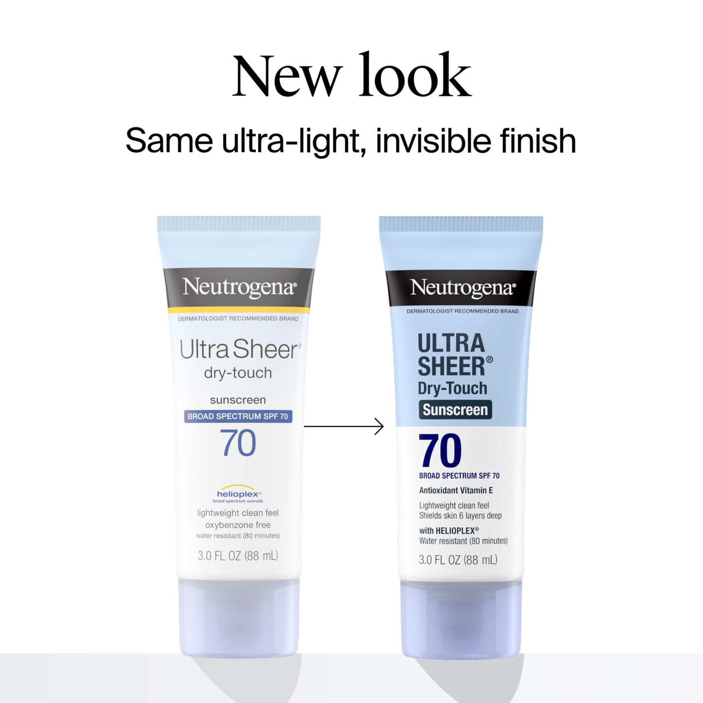 Neutrogena NEUTRÓGENA | Bloqueador Protector Solar 70 SPF Hydro Boost | Toque Seco | Protección UVB UVA | 88ml