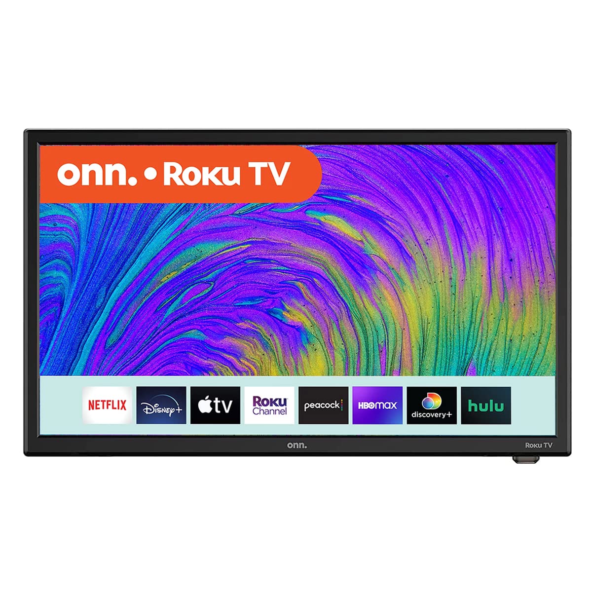 onn Television de 24” Class HD (720P) LED Smart TV Compatible con Netflix, Disney+, Apple TV, Youtube, Alexa y Google Assistant + Soporte Incluido (Sin Bases) 100012590 (Reacondicionado)