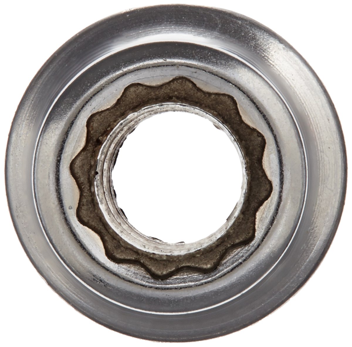 Stahlwille 40ADL-3/16 Steel Bi-Hex Extra Deep Socket, 1/4" Drive, 12 Points, 3/16" Diameter, 50mm Length, 10.7mm Width
