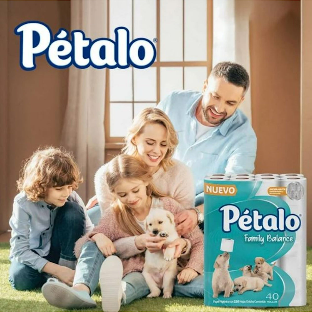 Papel Higiénico Pétalo Balance Blanco Aroma Delicioso