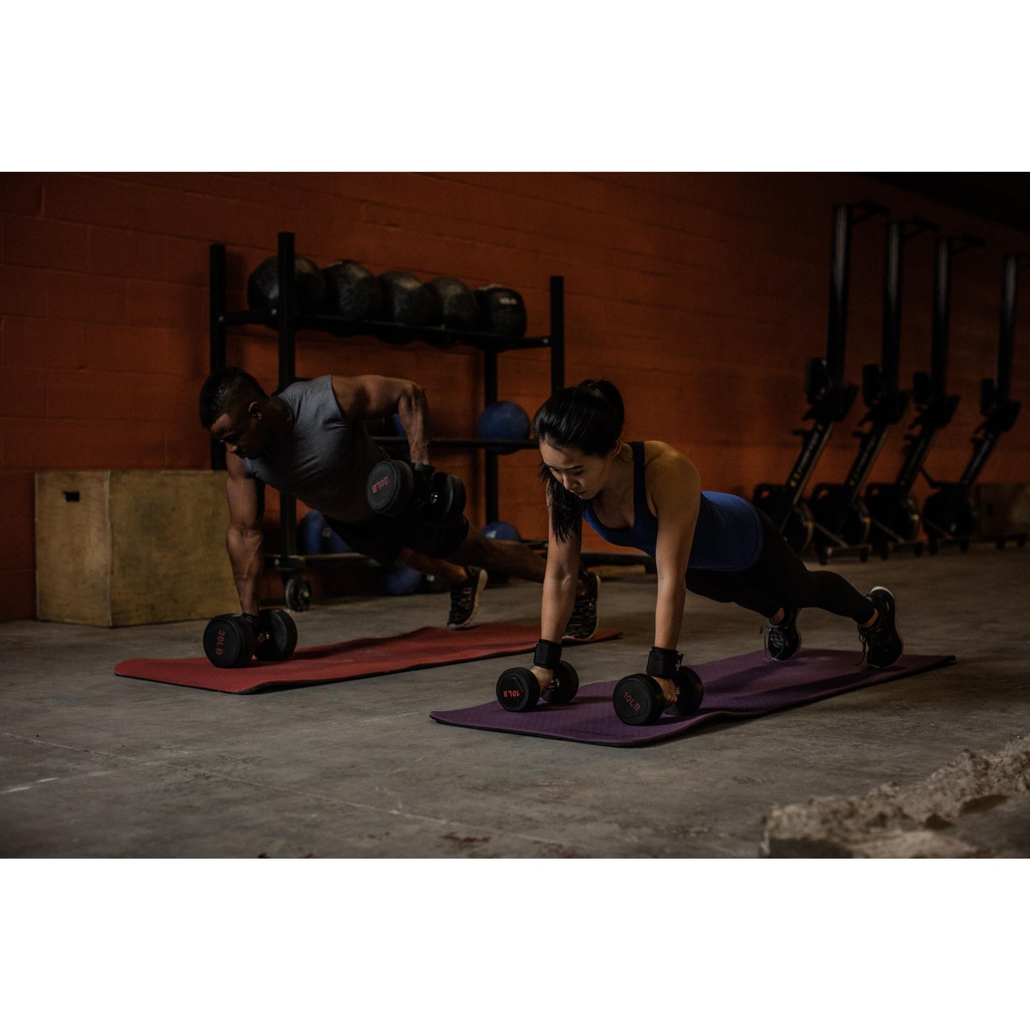 Harbinger - Esterilla de ejercicio de espuma reciclable Eco Fit de 0,95 cm, color morado