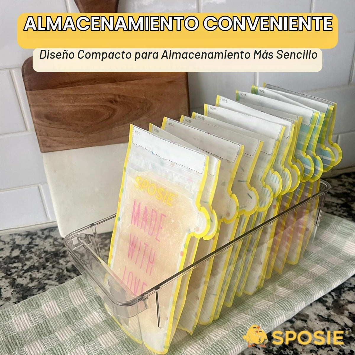 SPOSIE SimpleFeed - Bolsas de almacenamiento de leche materna